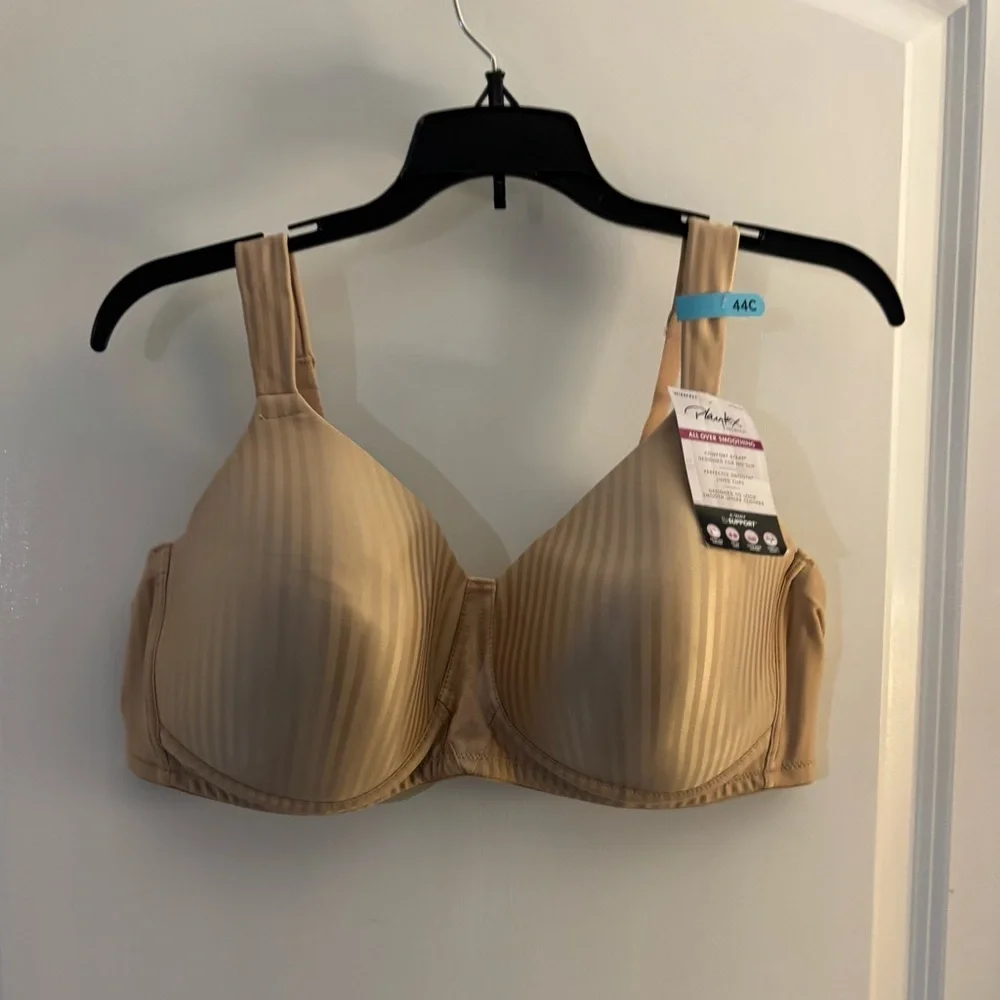 NWT Playtex Nude Underwire Full Coverage Bra #4707 Sz 44C